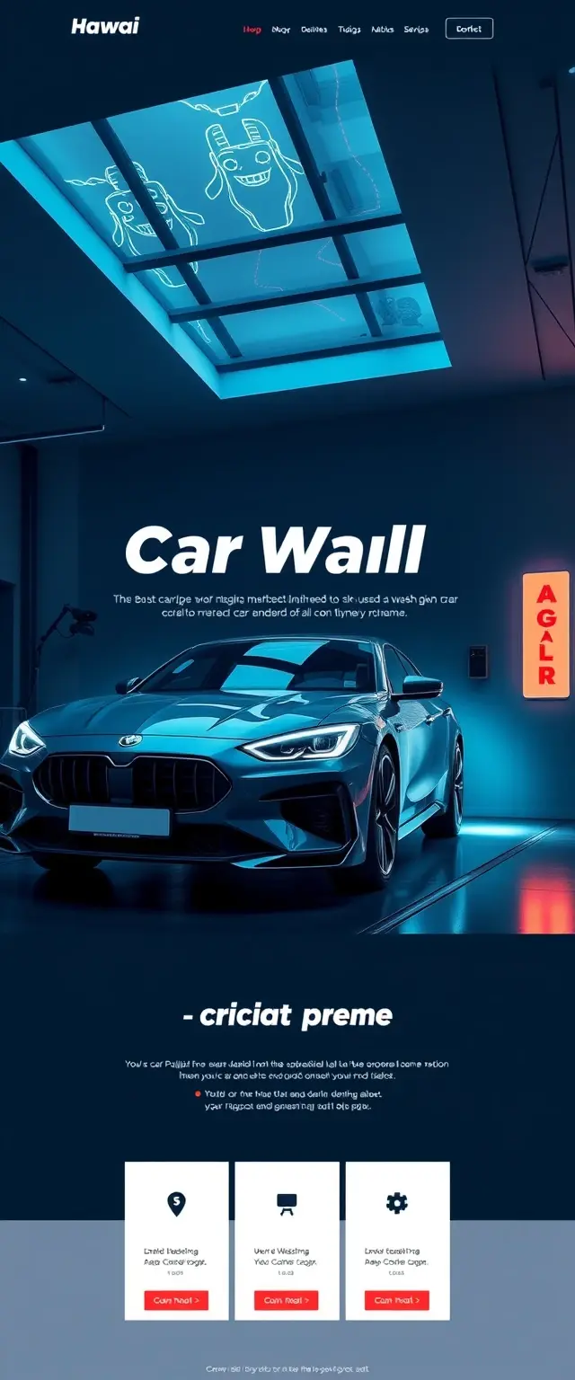 A website design